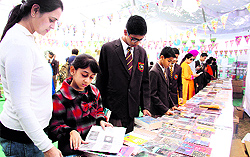 A book fair at Welham Boys School in Dehradun on Friday