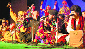 Saanjh festival opened with much aplomb and mersmerising performances by Sain Zahoor and Krishan Lal Bheel in Amritsar on Saturday.