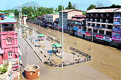 Experts say it will take six months of uninterrupted help to revive Srinagars commercial nerve centre Lal Chowk, which too was not spared by the floods