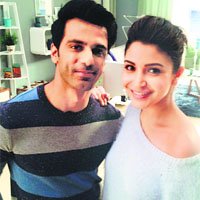 Anuj Sachdeva with Anushka Sharma